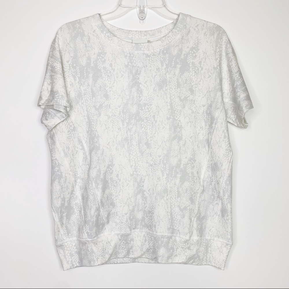 Heather by Bordeaux French Terry Panel Pullover